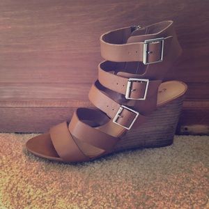 Crown Vintage Strappy Wedged Sandal